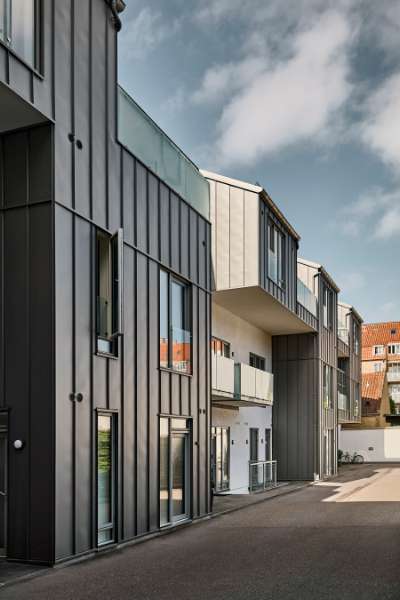 From classrooms to new homes with steel façades and steel roofs, Dannebrogsgade 43, 9000 Aalborg, Denmark